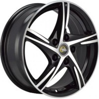 Cross Street CR-03 6x15 4x100 ET 48 Dia 54.1 (BKF)