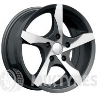 4GO JJ544 8x18 5x112 ET 40 Dia 66.6 (Silver)