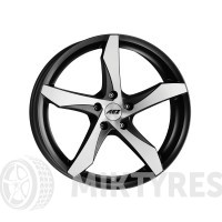 Aez Lascar 8,5x19 5x120 ET 29 Dia 72,6 (Антрацитовый с полированной лицевой поверхностью)