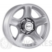 Dotz Hammada 8x16 6x114.3 ET 20 Dia 66.1 (серебристый)