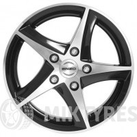 Enzo 101 6,5x15 5x114,3 ET 48 Dia 101 (Черный с полированной лицевой поверхностью)