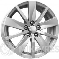 КиК Volkswagen Polo (КСr738) 6x15 5x100 ET 40 Dia 57.1 (Silver)