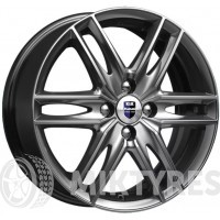 КиК Монтеррей (КС534) 0x16 4x100 ET 50 Dia 60.1 (дарк платинум)