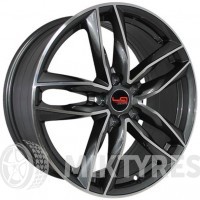 LegeArtis Concept A514 8.5x19 5x112 ET 32 Dia 66.6 (Антрацитовый с полированной лицевой поверхностью)
