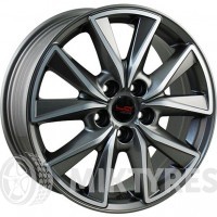 LegeArtis Concept MZ507 7x17 5x114.3 ET 17 Dia 67.1 (Черный с полированной лицевой поверхностью)