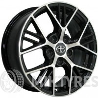 LegeArtis Concept TY505 7x17 5x114.3 ET 39 Dia 60.1 (Черный с полированной лицевой поверхностью)