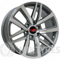 LegeArtis Concept TY533 8x18 6x139.7 ET 30 Dia 106.1 (Черный матовый с полированной лицевой поверхностью)