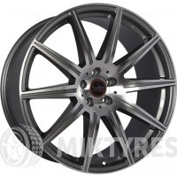 LegeArtis MB120 10x21 5x112 ET 46 Dia 66.6 (Черный с полированной лицевой поверхностью)