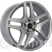 LegeArtis MB67 7.5x17 5x112 ET 47 Dia 66.6 (Серебристый с полированной лицевой поверхностью)