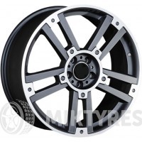 LegeArtis MB81 8.5x20 5x112 ET 20 Dia 66.6 (Серебристый с полированной лицевой поверхностью)