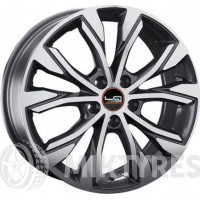 LegeArtis MR189 7x18 5x112 ET 46 Dia 66.6 (Антрацитовый с полированной лицевой поверхностью)