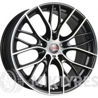 LegeArtis Concept B518 8x17 5x120 ET 43 Dia 72.6 (Черный с полированной лицевой поверхностью)