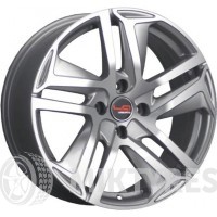 LegeArtis Concept Ci546 6,5x16 4x108 ET 26 Dia 65,1 (Серебристый с полированной лицевой поверхностью)