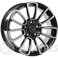 LegeArtis Concept GM501 6.5x16 5x105 ET 39 Dia 56.6 (Черный с полированной лицевой поверхностью)