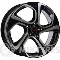 LegeArtis Concept NS513 7x18 5x114.3 ET 40 Dia 66.1 (Черный с полированной лицевой поверхностью)