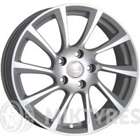 LegeArtis Concept OPL501 6.5x16 5x105 ET 39 Dia 56.6 (Серебристый с полированной лицевой поверхностью)
