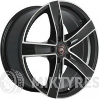 NZ F10 8x18 5x114.3 ET 35 Dia 67.1 (Белый с полированной лицевой поверхностью)