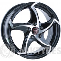 NZ F17 6x15 4x108 ET 52.5 Dia 73.1 (Белый с полированной лицевой поверхностью)