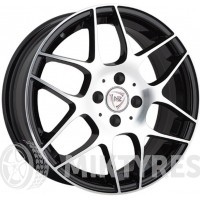 NZ F32 6x15 4x100 ET 46 Dia 54.1 (BK)