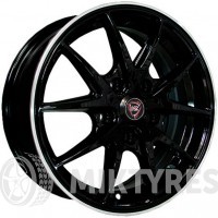 NZ F34 6.5x16 4x100 ET 36 Dia 60.1 (BKPL)
