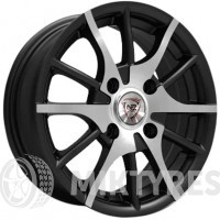 NZ F5 6x15 5x105 ET 39 Dia 56.6 (BK)