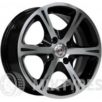 NZ SH261 6x14 4x98 ET 38 Dia 58.6 (BKF)