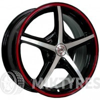 NZ SH667 6x15 4x100 ET 40 Dia 60.1 (BKFRS)