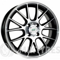 Nitro Y178 6x16 4x100 ET 48 Dia 54.1 (Черный с полированной лицевой поверхностью)