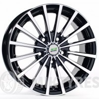 Nitro Y241 5.5x13 4x98 ET 35 Dia 58.6 (Черный с полированной лицевой поверхностью)