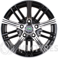 Nitro Y294 5,5x14 4x100 ET 45 (Черный с полированной лицевой поверхностью)