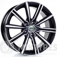 Nitro Y3123 6x14 4x98 ET 14 Dia 58.6 (Черный с полированной лицевой поверхностью)