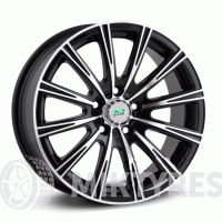 Nitro Y3178 6x14 4x98 ET 14 Dia 58.6 (Черный с полированной лицевой поверхностью)