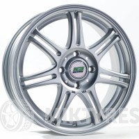 Nitro Y4601 6x15 4x100 ET 48 Dia 54,1 (Белый матовый с красным ободом)