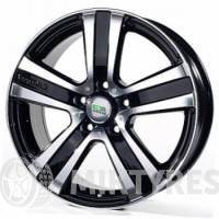 Nitro Y462 7x17 5x114.3 ET 45 Dia 67.1 (Черный с полированной лицевой поверхностью)