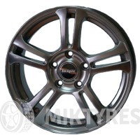 Tech Line TL614 6.5x16 5x114.3 ET 46 Dia 67.1 (BKF)