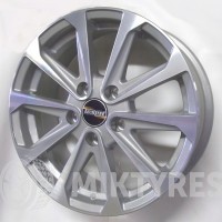 Tech Line TL639 6.5x16 5x105 ET 39 Dia 56.6 (silver)