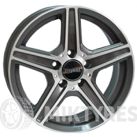 Tech Line TL708 7.5x17 5x112 ET 42 Dia 66.6 (GRD)