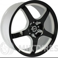 X-Race AF-05 8x18 5x105 ET 42 Dia 56.6 (W+B)