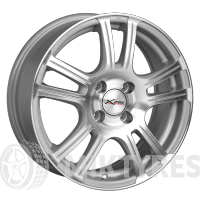 X Trike X-105 6x15 4x108 ET 45 Dia 67.1 (Silver)