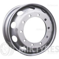 Accuride 396-3101012-01 11.8x22.5 10x335 ET 0 Dia 281 (silver)
