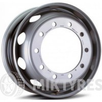 Accuride M22 11.8x22.5 10x335 ET 120 Dia 281 (silver)