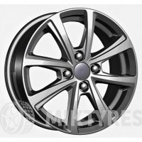 Carwel Акуш 6x15 4x100 ET 45 Dia 56.6 (графит)