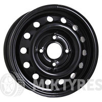 Eurodisk 64A39Z 6x15 4x100 ET 39 Dia 56.5 (BK)