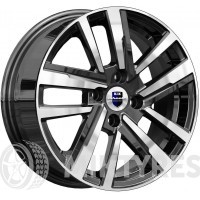 K&K Хант 6x15 4x98 ET 33 Dia 58.5 (алмаз черный)