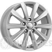 K&K KC737 (Duster) 6.5x16 5x108 ET 50 Dia 63.4 (silver)