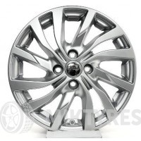 K&K KC882 6x15 4x100 ET 46 Dia 54.1 (silver)