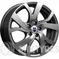 K&K Палермо 6.5x16 5x105 ET 39 Dia 56.6 (дарк платинум)