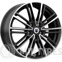 K&K Эрфурт 7x17 5x108 ET 50 Dia 63.3 (алмаз черный)