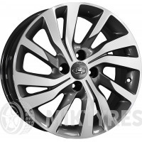 K&K Fenix 6x16 4x100 ET 41 Dia 60.2 (алмаз черный)