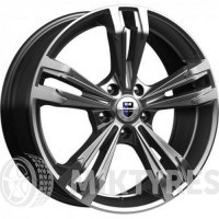 K&K Каррера 7x18 5x114.3 ET 40 Dia 66.1 (дарк платинум)